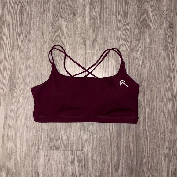 Oner Active “Ripe Fig” Purple Everyday Crossover Sports Bra - Picture 6 of 7